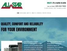 Tablet Screenshot of allstar-hvac.com